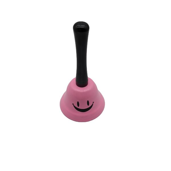 120g Custom Logo Handle Desk Bell Kiss Call Bell Cute Party Toy Ring for Hand Bell