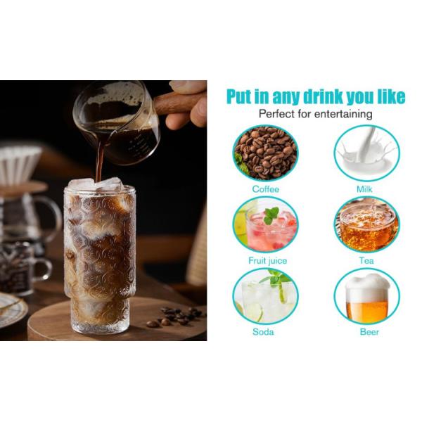 Ретро кристально чистые чаши для кофе, чашки для питья