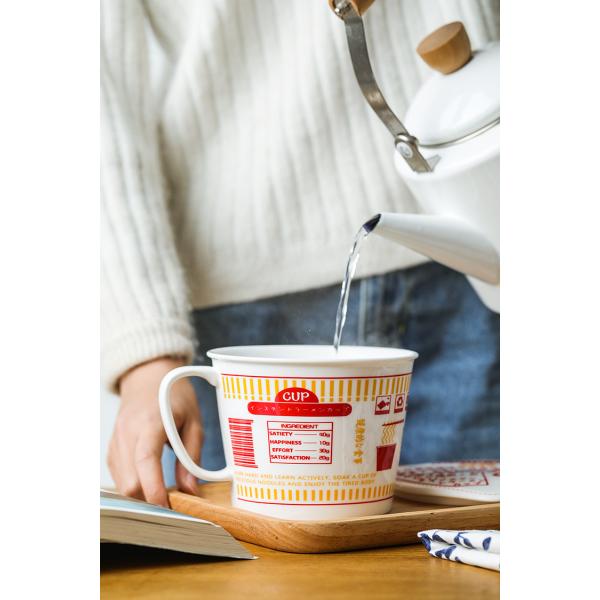Sustainable Ceramic Instant Noodle Bowl , Porcelain Ceramic Ramen Bowl Set