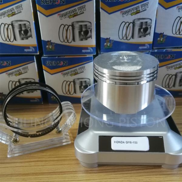 57.4mm CLY DIA GY6 Piston Kit For GY6 150 Aluminum Anti Corrosion