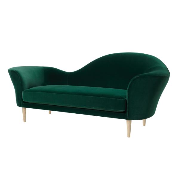 Gubi Olsen Modern Upholstered Sofa Grand Piano Fixed Cover With Oak Legs