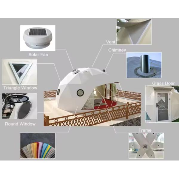 Outdoor Geodesic Dome Factory Lowest Price Trade Show Tent Pvc Luxury Dome Tent For Sale