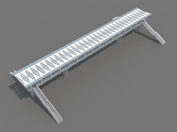 Pedestrian Bridge, Footway bridge, Light steel bridge,prefabricated steel bridges