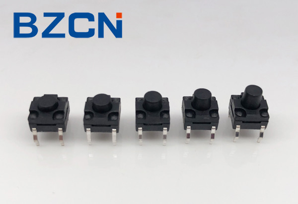 8 Mm Waterproof Tactile Switch DIP Through Hole Type With 50mA Rating
