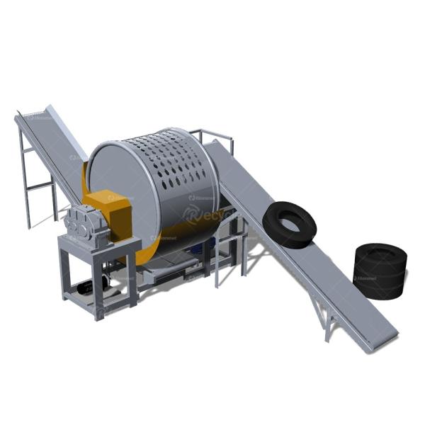Tyre Rubber Shredder Steel Scrap Shredder Iron China Metal Shredding Machine