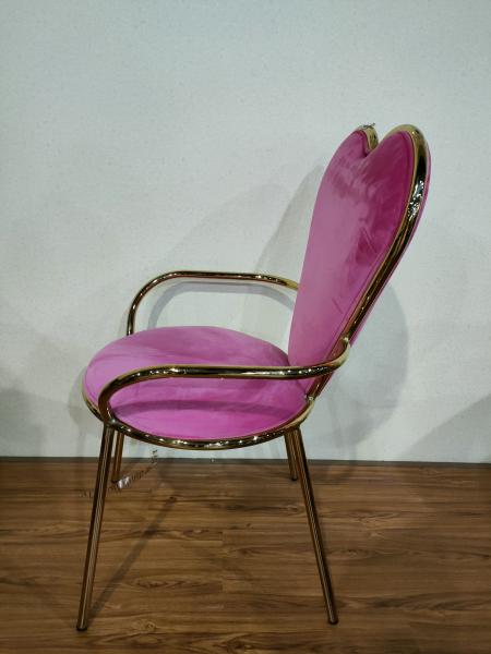 Modern Simple 89cm 40cm Wrought Iron Dining Chair
