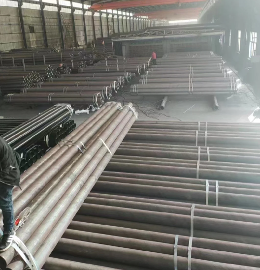 ASTM покрашенные чернотой трубы безшовные 3 A53 Q345 дюйма стали углерода для структуры