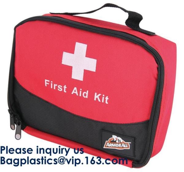 First Aid Bags, Kit Bag, Medical Storage Bag, Portable Pouch, Emergency Medicine, Handy Pills Pocket