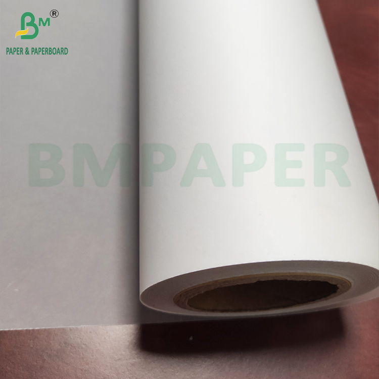 Highly Transparent White Parchment Tracing Paper Roll 50g - 130g Высокопрозрачная белая пергаментная бумага 50 - 130 г.
