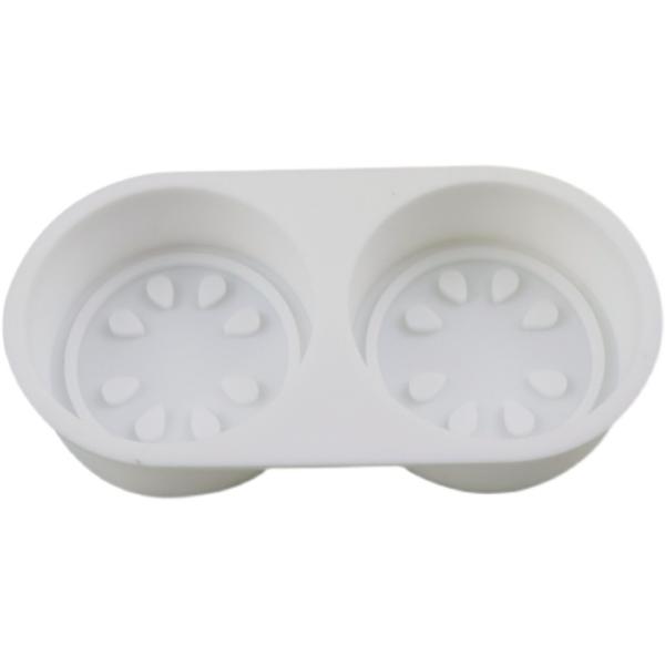 El caramelo libre seguro del silicón de BPA moldea el color blanco para el artículos de cocina casero