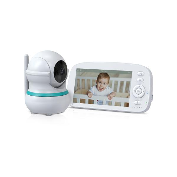 720P Wireless Baby Monitor with Pan Tilt Zoom and Night Vision