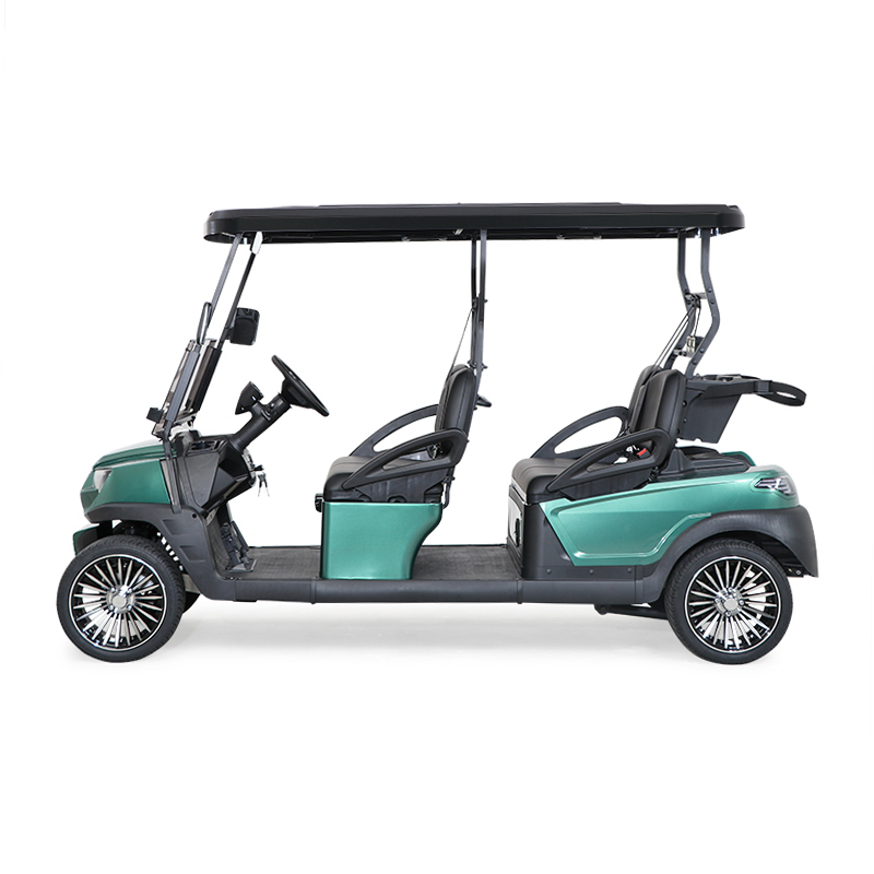 Electric Golf Carts Designed with Comfortable Seating for Four People
