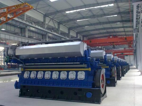 Customized HFO fired generator Power Plant Water Cooled Diesel Generator 0.4KV - 11KV 500 - 750Rpm