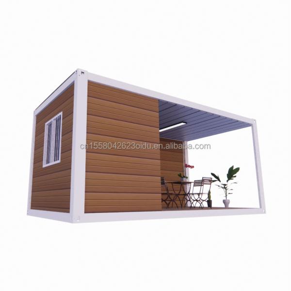 Steel Structure Frame Welded 20ft Flat Pack Assembled Container Mobile House for Hotel Simple and Luxurious Garden House