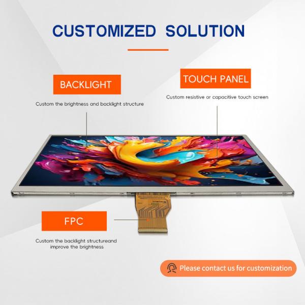 10.1 inch 300nits LCD screen, outdoor sunlight visible TFT LCD module