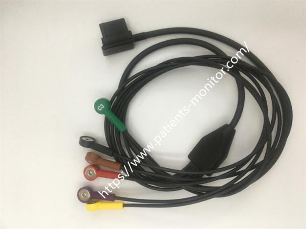 Zoll M Serve Defibrillator ECG Leads Chest 6 Leads  Cable PN 3012-0021-02-12 REV B