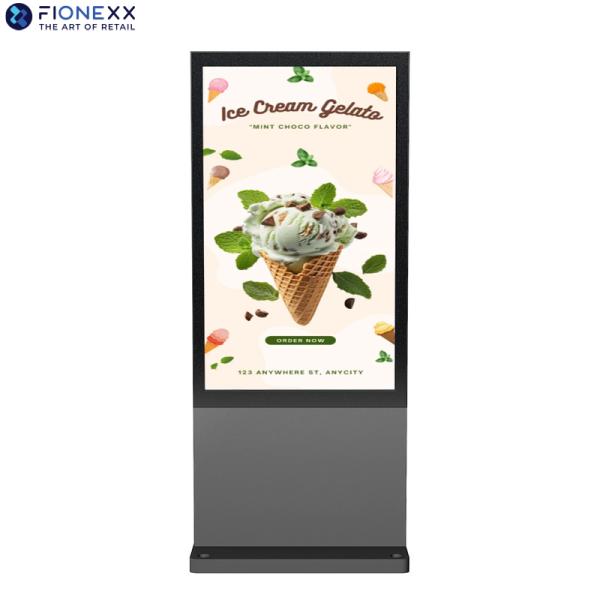 43 Inch Outdoor Digital Signage Kiosk With Android 11.0 OS Sleek  Bezel