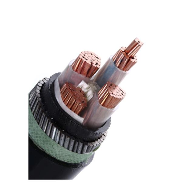 PVC изолированный и провод PVC силовой кабель PVC Jacketed точного сердечника электрического кабеля 4 стальной бронированного медный