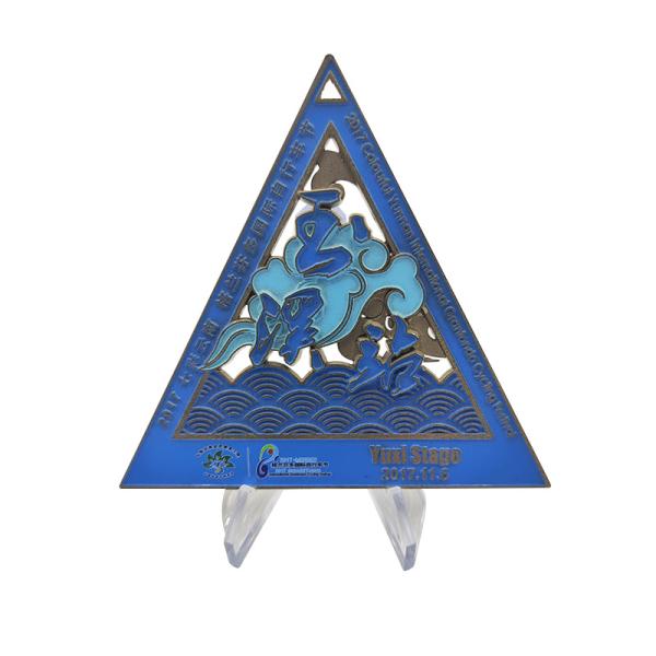 Medallas de ciclismo personalizadas personalizadas para Granfondo / Medallas magnéticas de nevera para bicicletas