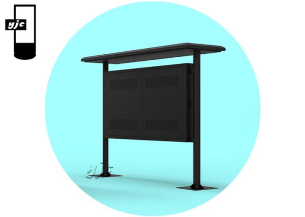 98 Inch Outdoor Waterproof Lcd Kiosk Totem With Touch Screen For Street Or Bus Stop
