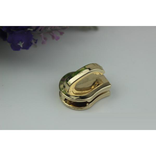 Eco-friendly zinc alloy bag accessories nickel color metal train head zipper slider 15#