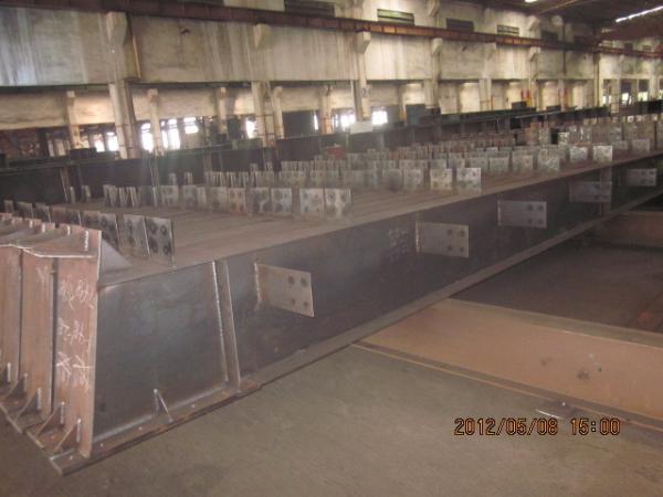 Heavy Duty Structure Steel Warehouse With AWS BS EN ISO Certificate