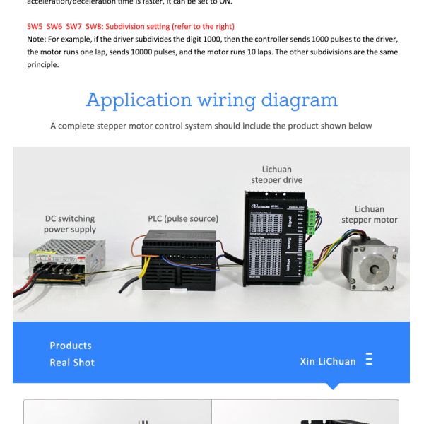 CNC 2 Phase 110mm 22N.M Nema 42 LC110-150+MC2280H Hybrid Stepper Motor And Driver Kit