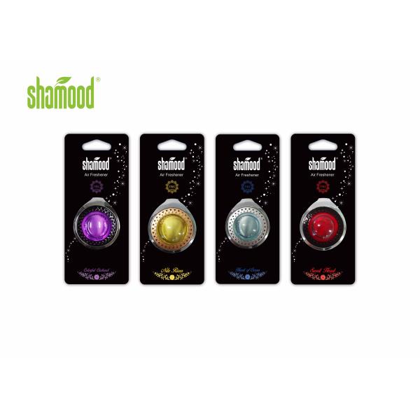 Purple Nacklace Cool Car Perfume Membrane Air Freshener For Vent Rear View Mirror