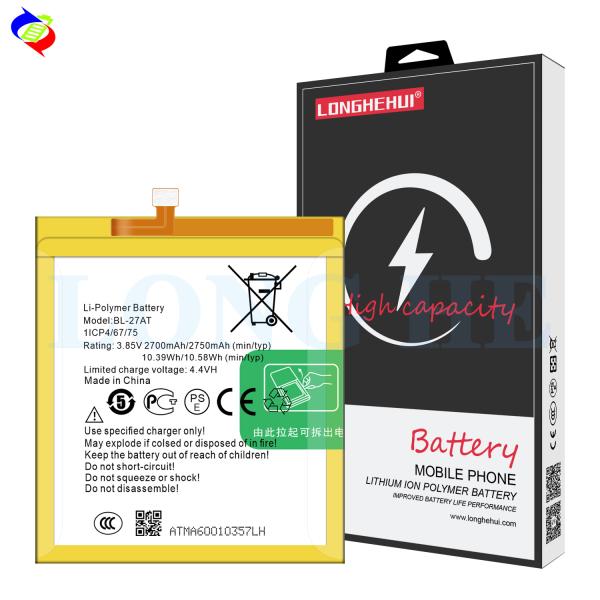 Tecno Phantom 6 A6 BL-27AT 3.85V 2750mAh Lithium Ion Polymer Replacement Battery