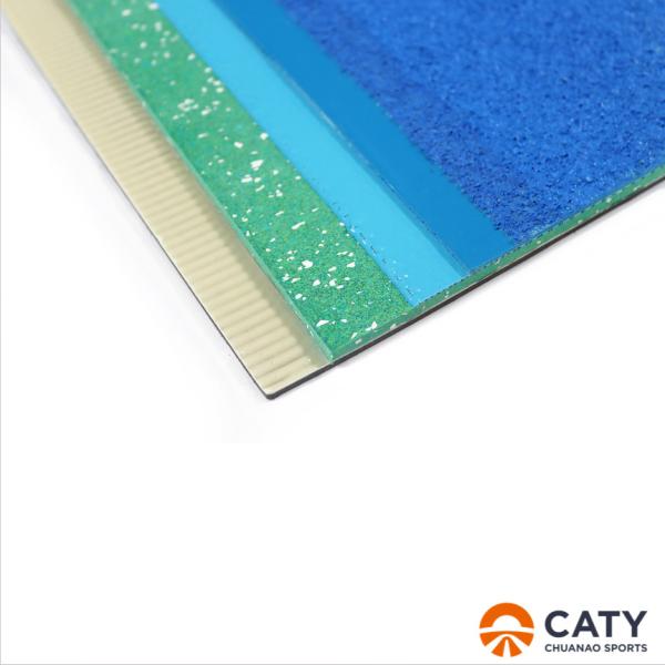 Easy Installation Weatherproof PU Coating Outdoor Prefabricated Basketball Court Pu Binder Multi Sport For Sports Facilities Sport Clubs Educational Institutions