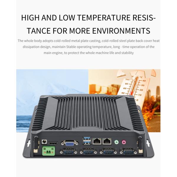 ПК небольшой мини двойной сети I3 I5 I7 J1900 J1800 Fanless промышленный