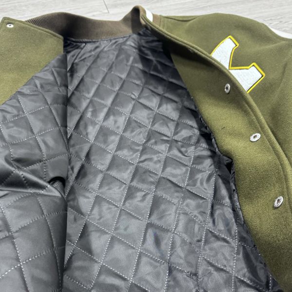 Custom Men's Baseball Uniform Winter Embroidered Oversized Fit Jogger Letter Plus Size Varsity Bomber Casual Work Outdoor Jacket