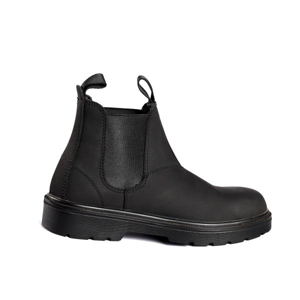 Bottes de sécurité de type orteil en acier avec semelle extérieure en PU à double densité et fabrication chaussures imperméables à l'eau de haute qualité