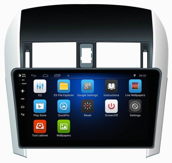 Ouchuangbo car radio gps navigation stereo for Toyota Corolla 2007-2011 with BT SWC USB reverse camera android 8.1