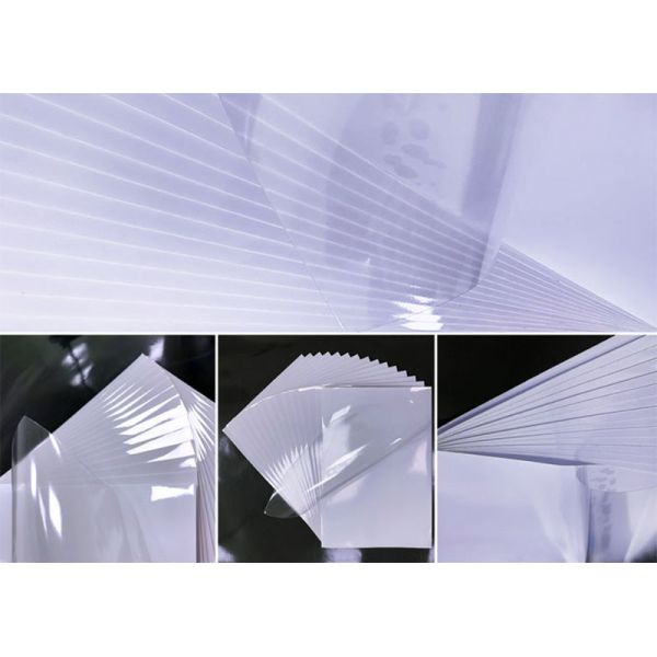 Vinyl Glossy Transparent PVC Label Sticker A4 Paper for Inkjet Or Laser Printer