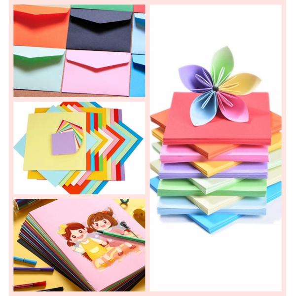 Papier de carte coloré 180gsm couleur rouge bleue de papier colorée imprimable Art Paper coloré