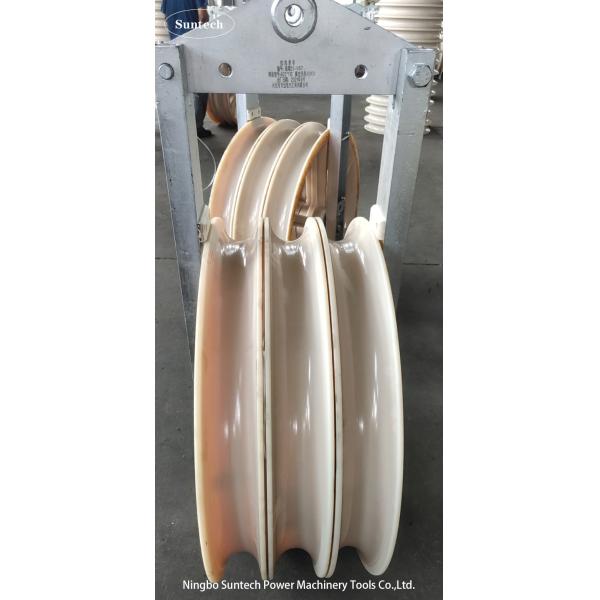 Construction ligne de transmission de câble en tôle d'acier conducteur de chaîne de poulie bloc