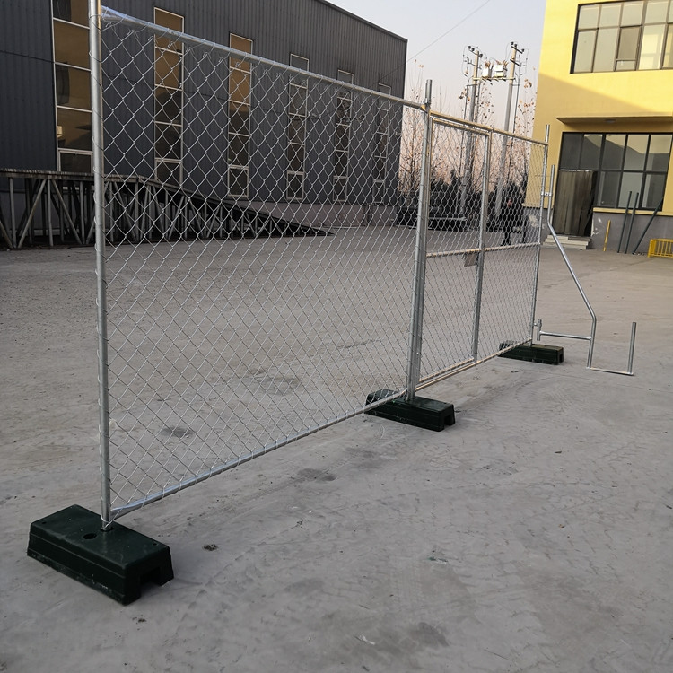 PVC покрыл загородку места загородки 12ft звена цепи 100x100mm портативную временную