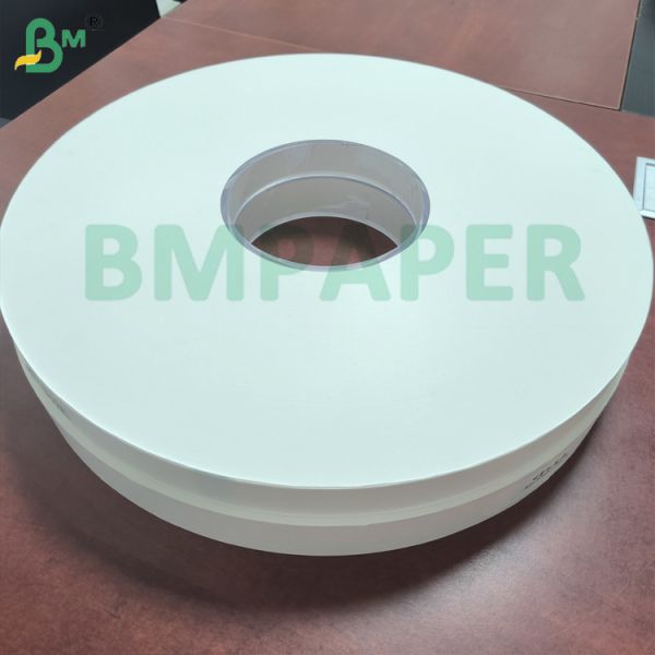 Light Weight White Or Custom Printing Wrapping Paper Slitted Rolls For Individual Straw Wrap