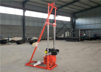 Equipamento de perfuração geotécnical portátil do núcleo da amostra do solo da máquina pequena da mão da gasolina
