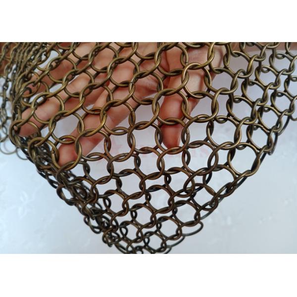 12 Mm Hanging Stainless Steel Chainmail Curtain For Exterior Wall Cladding