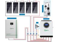Système à la maison résidentiel de panneaux solaires du système 8000w 10000w 12000w 15000w de picovolte