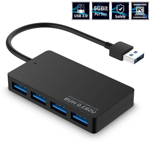 5V 600ma 3.0 USB HUBs Computer Accessories External 4 Ports Adapter Splitter