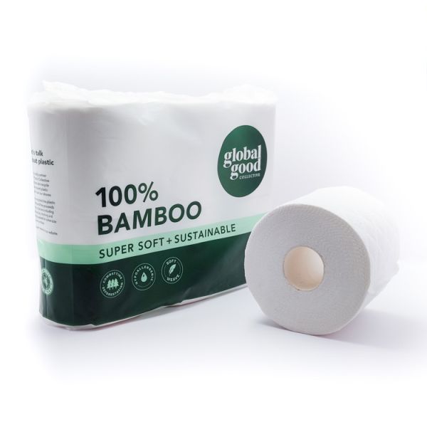 Cost effective reusable Natural Color unbleached organic bamboo scented toilet paper