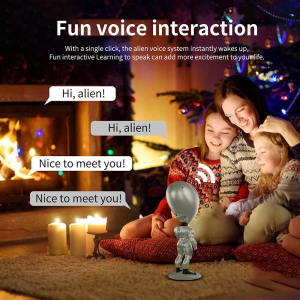 USB Alien Shape Smart Sky Galaxy Star Projector With Remote Control