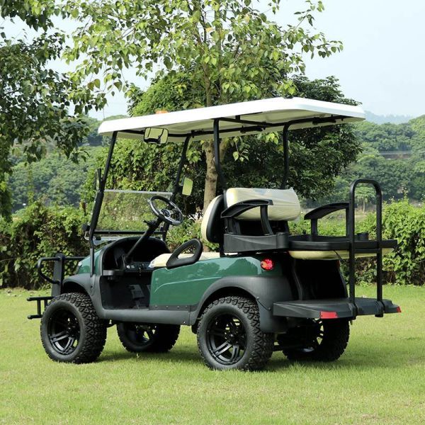 3-4 Passenger Electric Hunting Carts With Coil Spring Hydraulic Shock Absorber