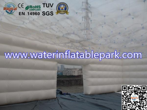 Outdoor Heavy Duty Garden Inflatable Party Tent  With Clear Roof