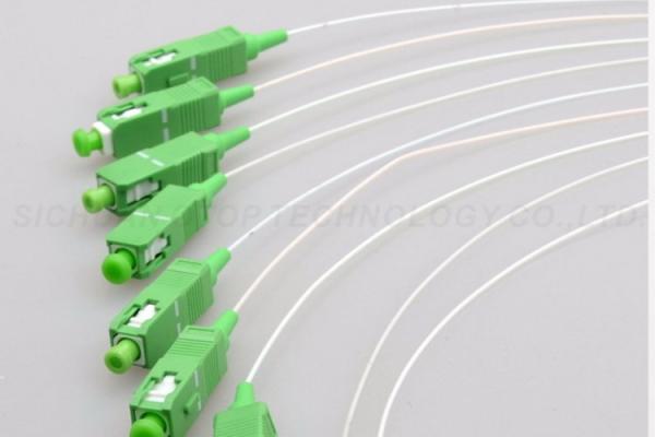 1x8 WDM In Optical Fiber , WDM Steel Tube Splitter OTOP / OEM Accepted