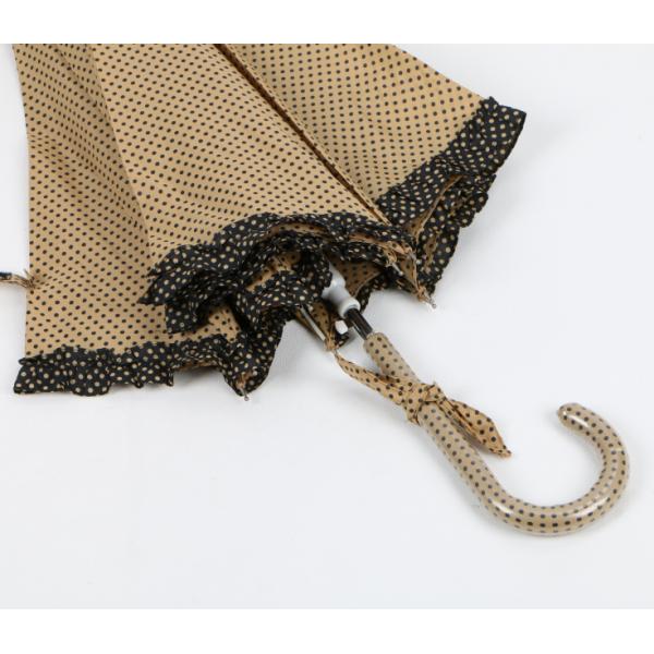 Popular Compact Ladies Windproof Umbrella 23 Inch Unique Beautiful Canopy