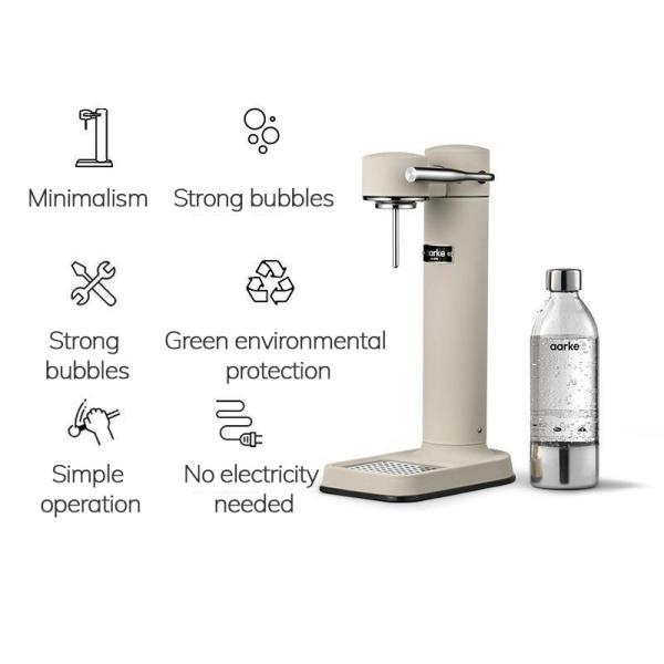 Stainless Steel Bubbly Water Maker Brown Commercial